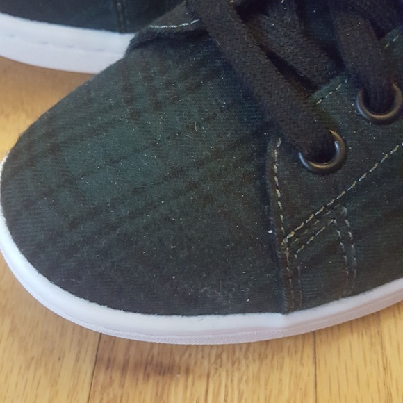 ED by Ellen DeGeneres Casual Shoes Green/Navy Plai - Picture 4 of 8